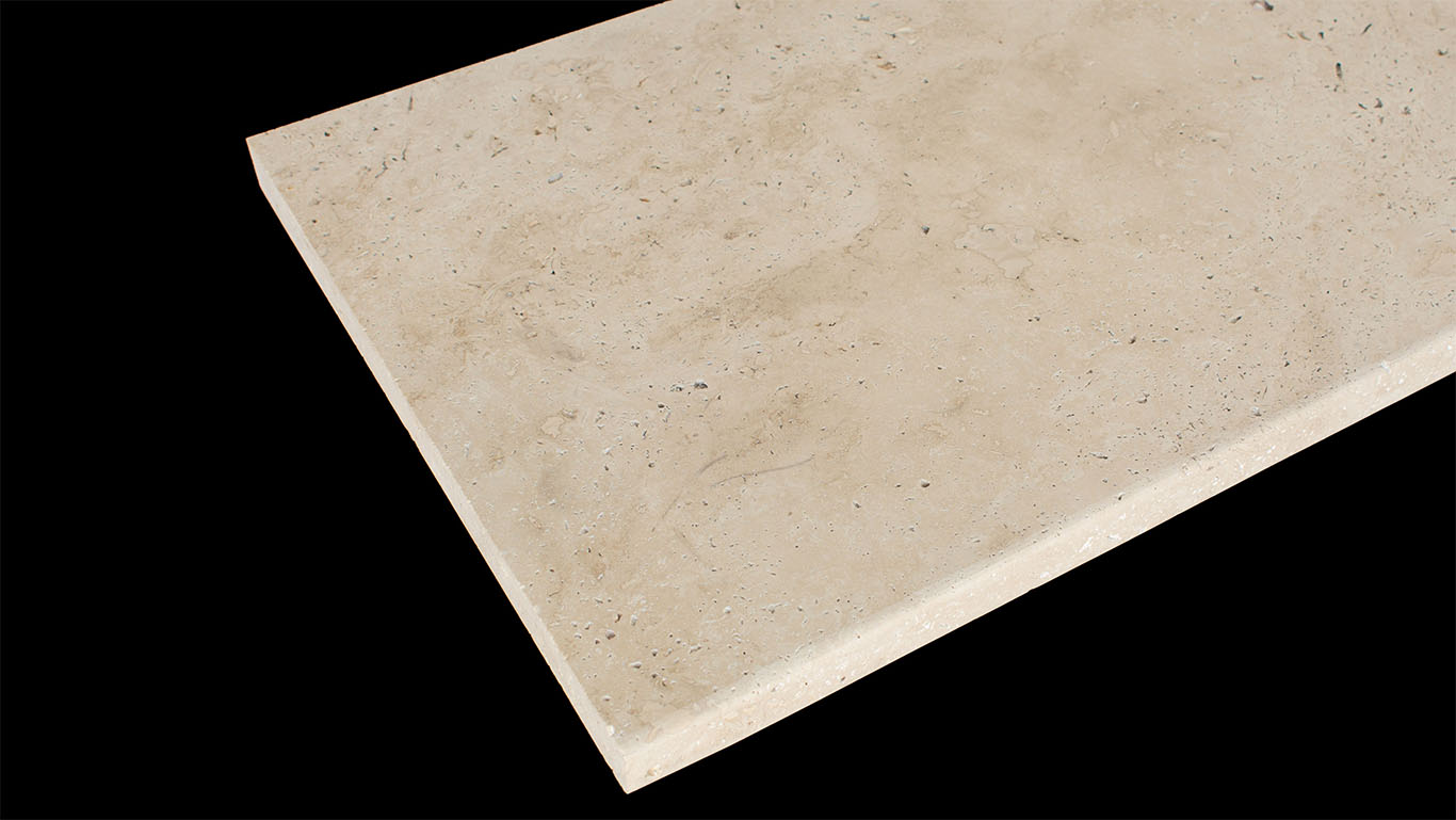 Classic Travertine Cross Cut Coping